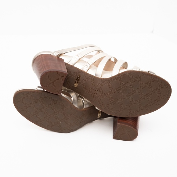 Vionic -  Sami Metallic Champagne Gold Heels - Picture 11 of 12